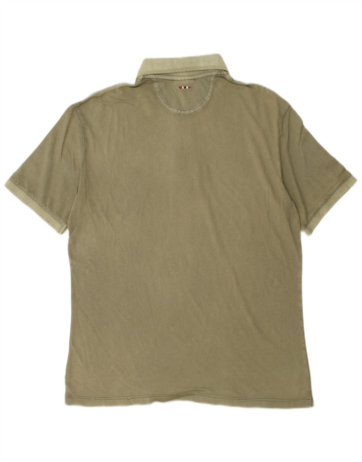 Ανδρικό πουκάμισο NAPAPIJRI Geographic Polo Medium Khaki