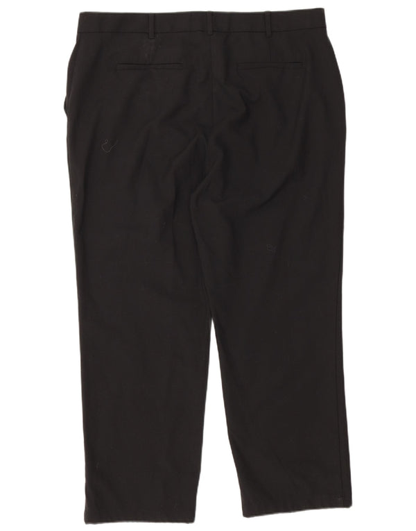 Marks & Spencer Γυναικείο κοστούμι Autograph Crop Παντελόνι UK 18 XL W36 L26 Μαύρο