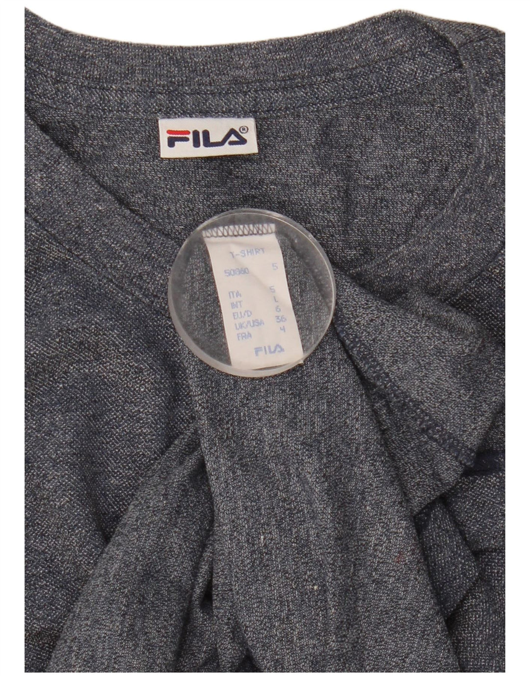 Ανδρικό T-Shirt Fila Top Large Navy Blue από βαμβάκι