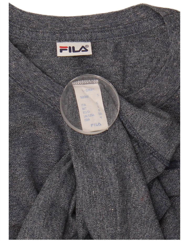 Ανδρικό T-Shirt Fila Top Large Navy Blue από βαμβάκι