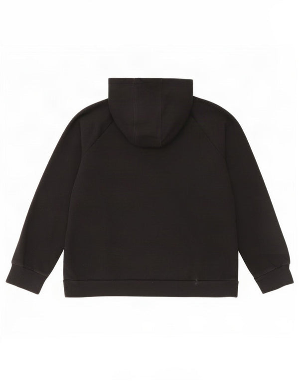 Under Armour Girls Graphic Hoodie Jumper 13-14 Years XL Black Cotton