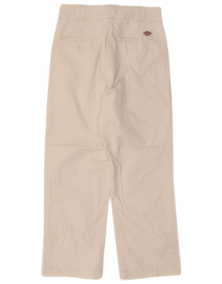 Dickies Γυναικείο Ψηλόμεσο Παντελόνι W28 L25 Λευκό Πολυεστέρας