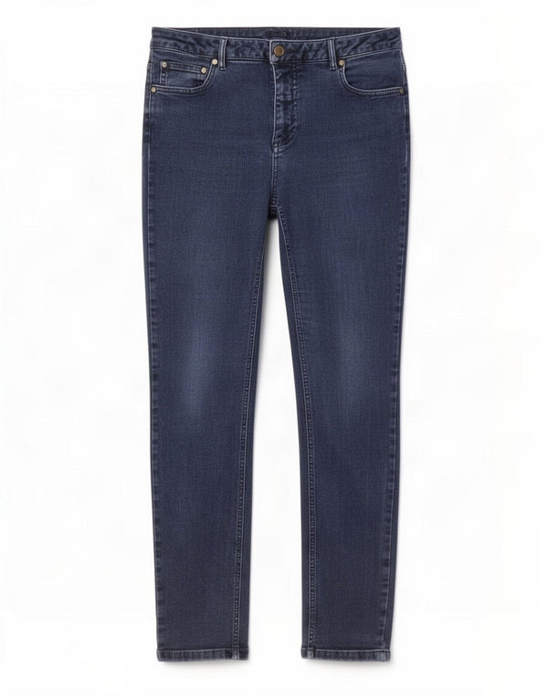 Hobbs Γυναικεία Skinny Jeans UK 16 Large W34 L30 Blue Cotton
