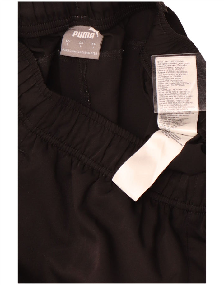 Ανδρικό αθλητικό σορτς PUMA μικρό μαύρο πολυεστέρα