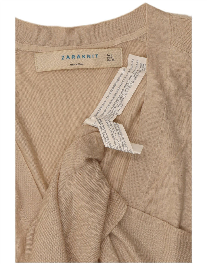 Γυναικεία ζακέτα ZARA UK 10 Small Off White Viscose