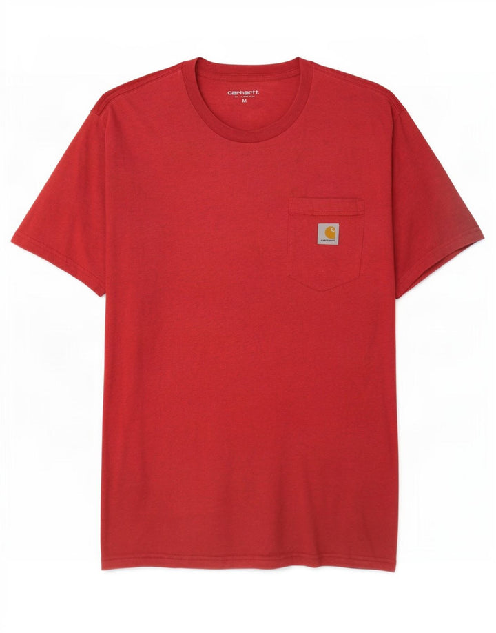 Ανδρικό T-Shirt Carhartt Τοπ μεσαίου κόκκινου βαμβακερό