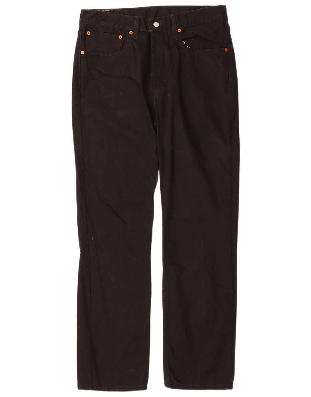 Levi's Mens 516 Slim Straight Jeans W34 L32 Μαύρο βαμβακερό