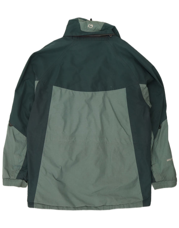 Sprayway Mens Gore-Tex Rain Jacket UK 40 Large Green Colourblock Polyamide