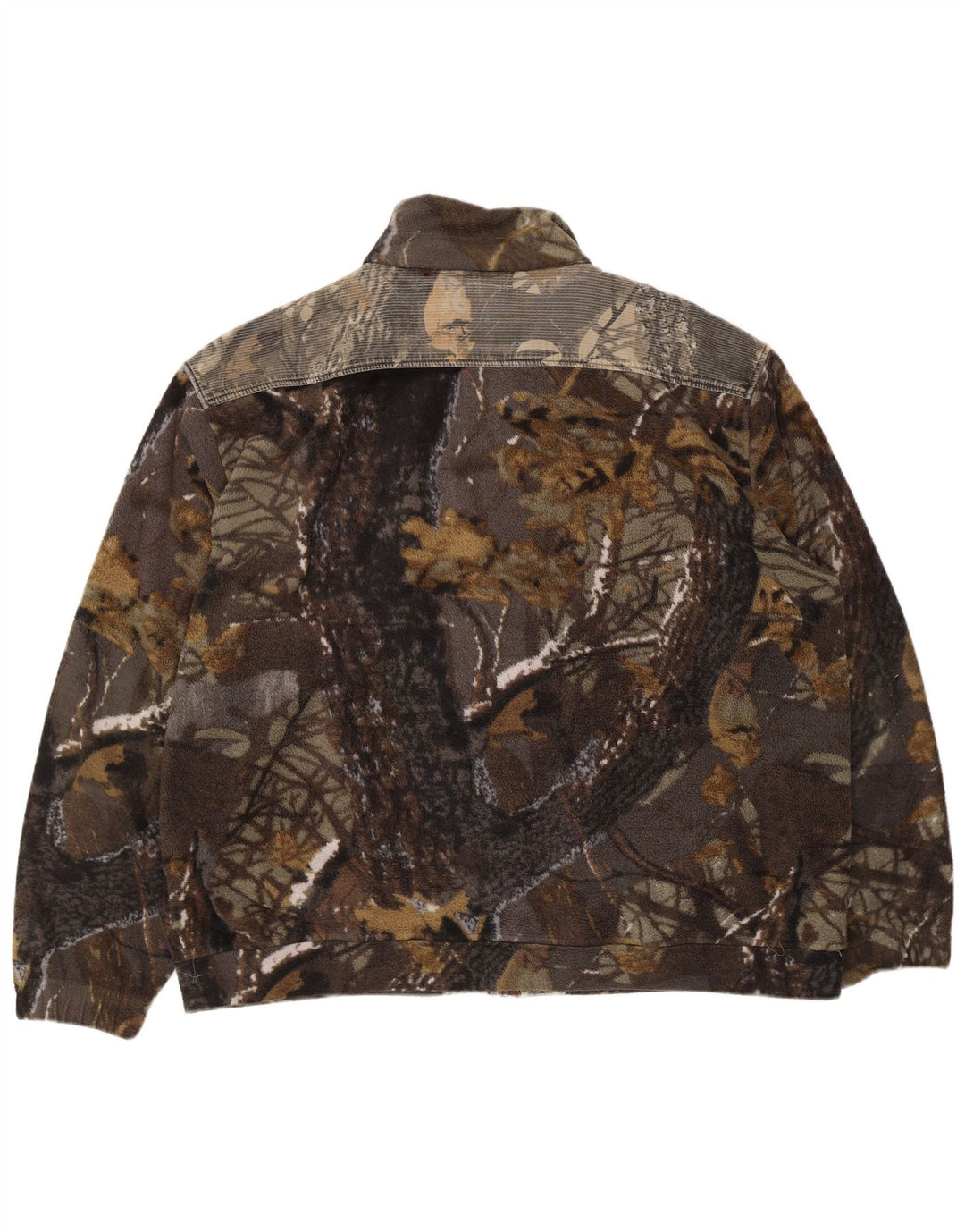 Univers Mens Fleece Jacket UK 42 XL Πολύχρωμο Καμουφλάζ Πολυεστέρας