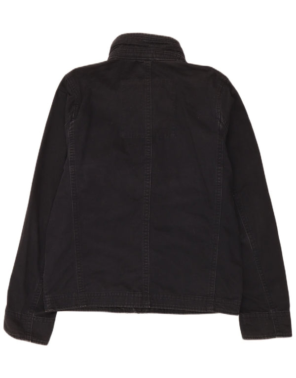 Hollister Ανδρικό Utility Jacket UK 42 XL Μαύρο Βαμβακερό