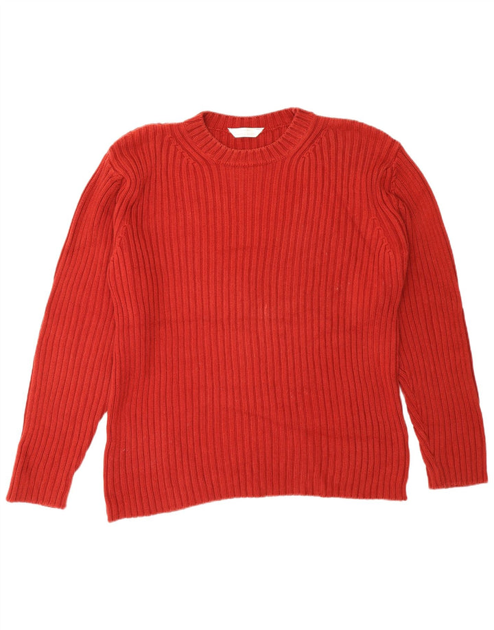 Marks & Spencer Ανδρικό πουλόβερ με λαιμόκοψη St. Michael Crew Large Red Classic