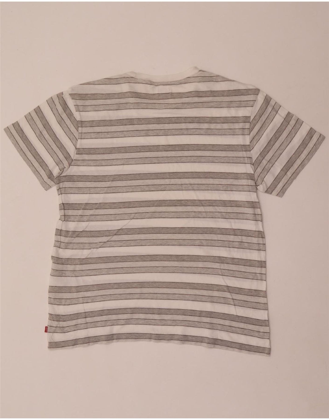 Ανδρικό T-Shirt Levi's Top μεγάλο γκρι βαμβακερό ριγέ