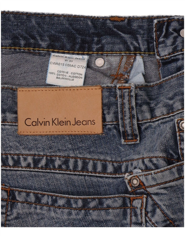 Γυναικείο τζιν Calvin Klein Flared W30 L34 Blue Cotton