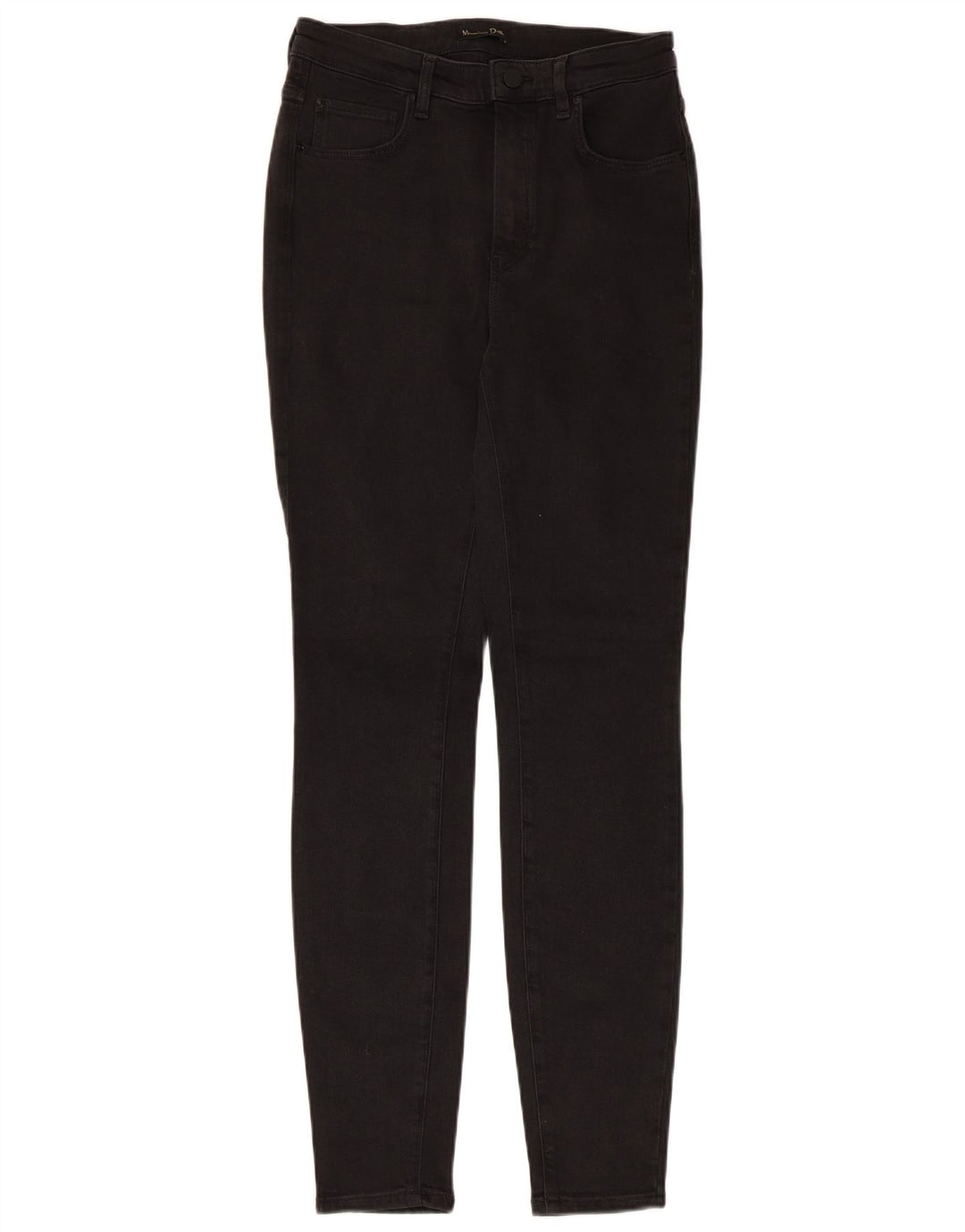 Massimo Dutti Γυναικεία Skinny Jeans EU 38 Small W28 L30 Black Polyester
