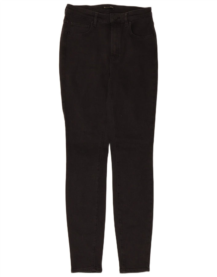 Massimo Dutti Γυναικεία Skinny Jeans EU 38 Small W28 L30 Black Polyester