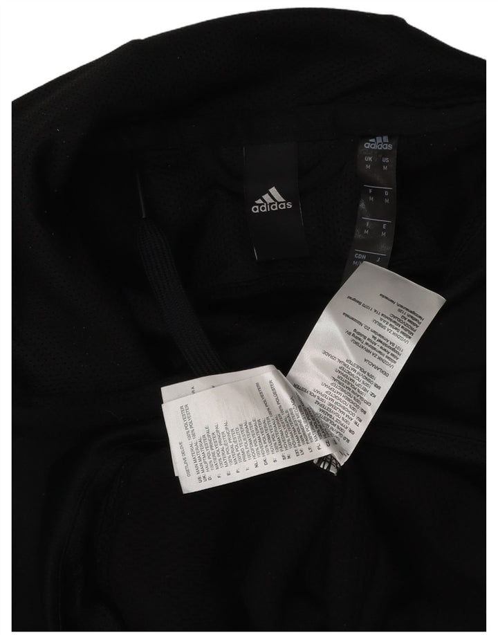 ADIDAS Mens Climawarm Graphic Hoodie Jumper Μεσαίο Μαύρο Πολυεστέρας