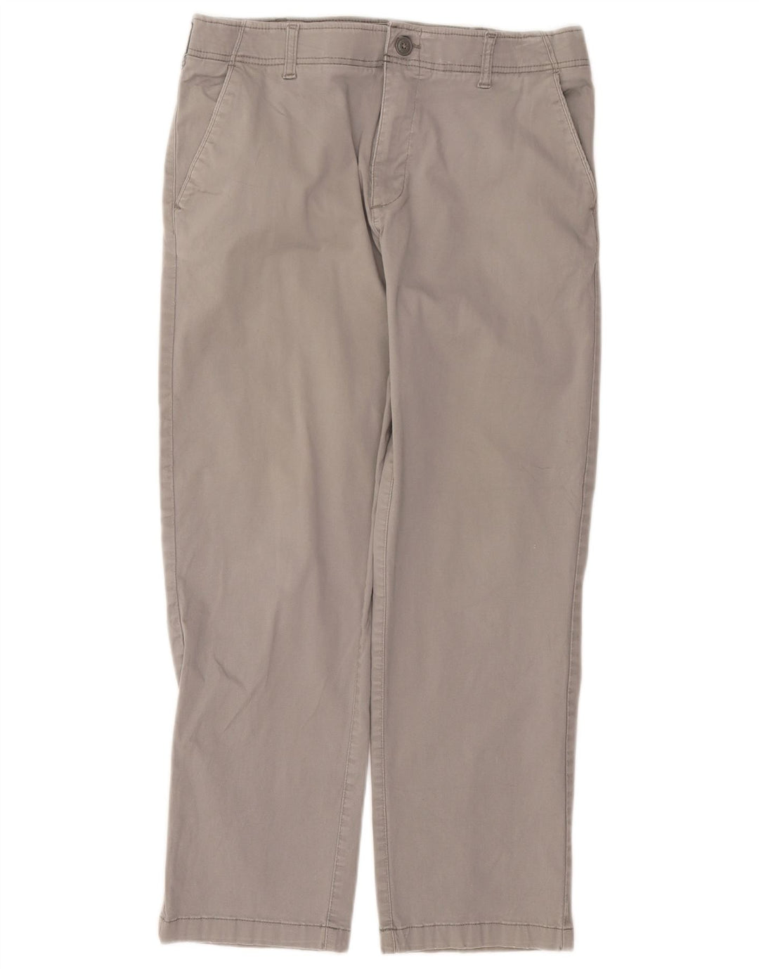 Lee Ανδρικό X-treme Comfort ίσιο παντελόνι Chino W34 L30 Γκρι βαμβακερό