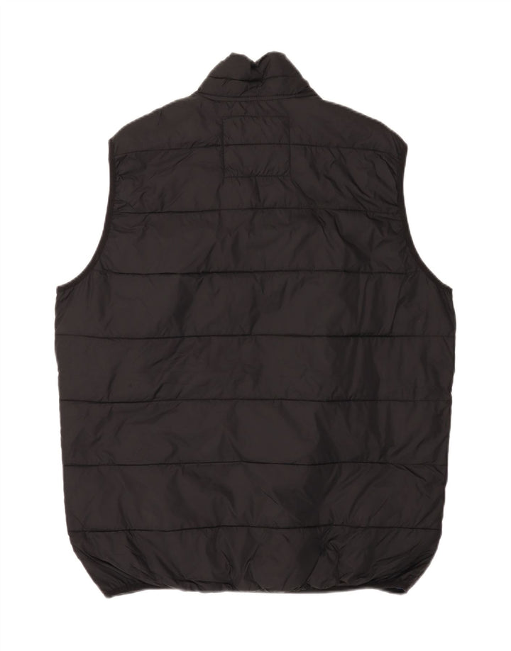 JACK & JONES Ανδρικό padded Gilet UK 42 XL Μαύρο