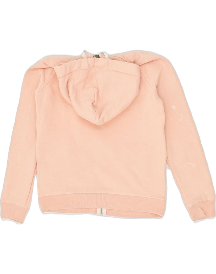 JACK WILLS Womens Zip Hoodie Sweater UK 6 XS  Orange Cotton | Vintage Jack Wills | Thrift | Second-Hand Jack Wills | Used Clothing | Messina Hembry 