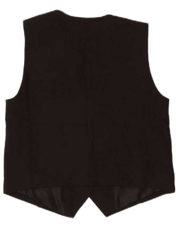 Zara Γυναικείο Γιλέκο Crop UK 14 Medium Black Polyester
