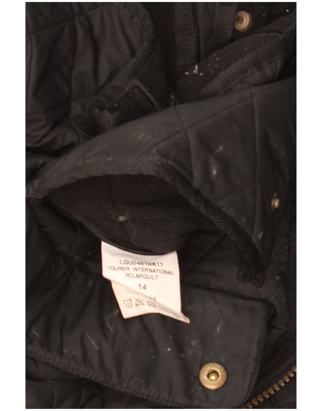 Barbour Γυναικείο Military Quilted Jacket UK 14 Large Black Polyester