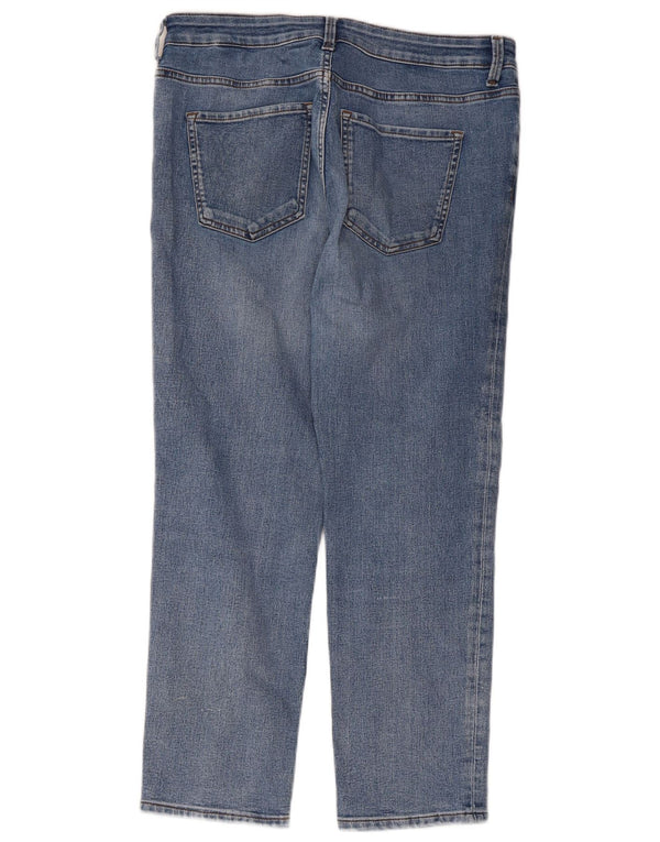 Marks & Spencer Γυναικεία The Sienna Straight Jeans UK 14 Large W32 L26 Blue