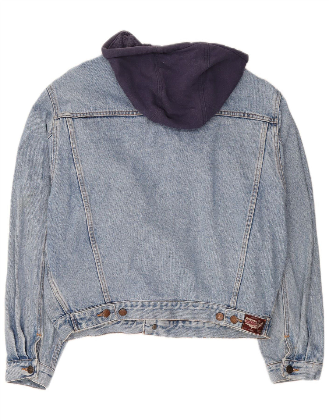 Ανδρικό τζιν μπουφάν DURANGO με κουκούλα UK 40 μεγάλο μπλε βαμβακερό χρώμα