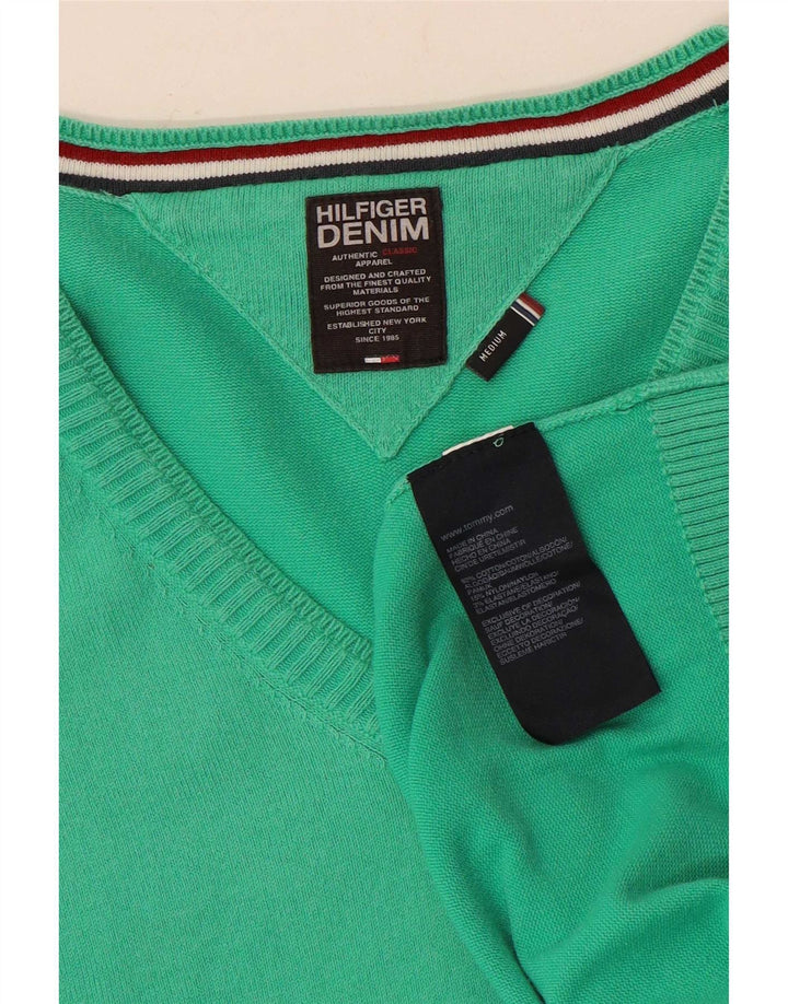 Ανδρικό πουλόβερ Tommy Hilfiger με V λαιμόκοψη, μεσαίο βαμβακερό