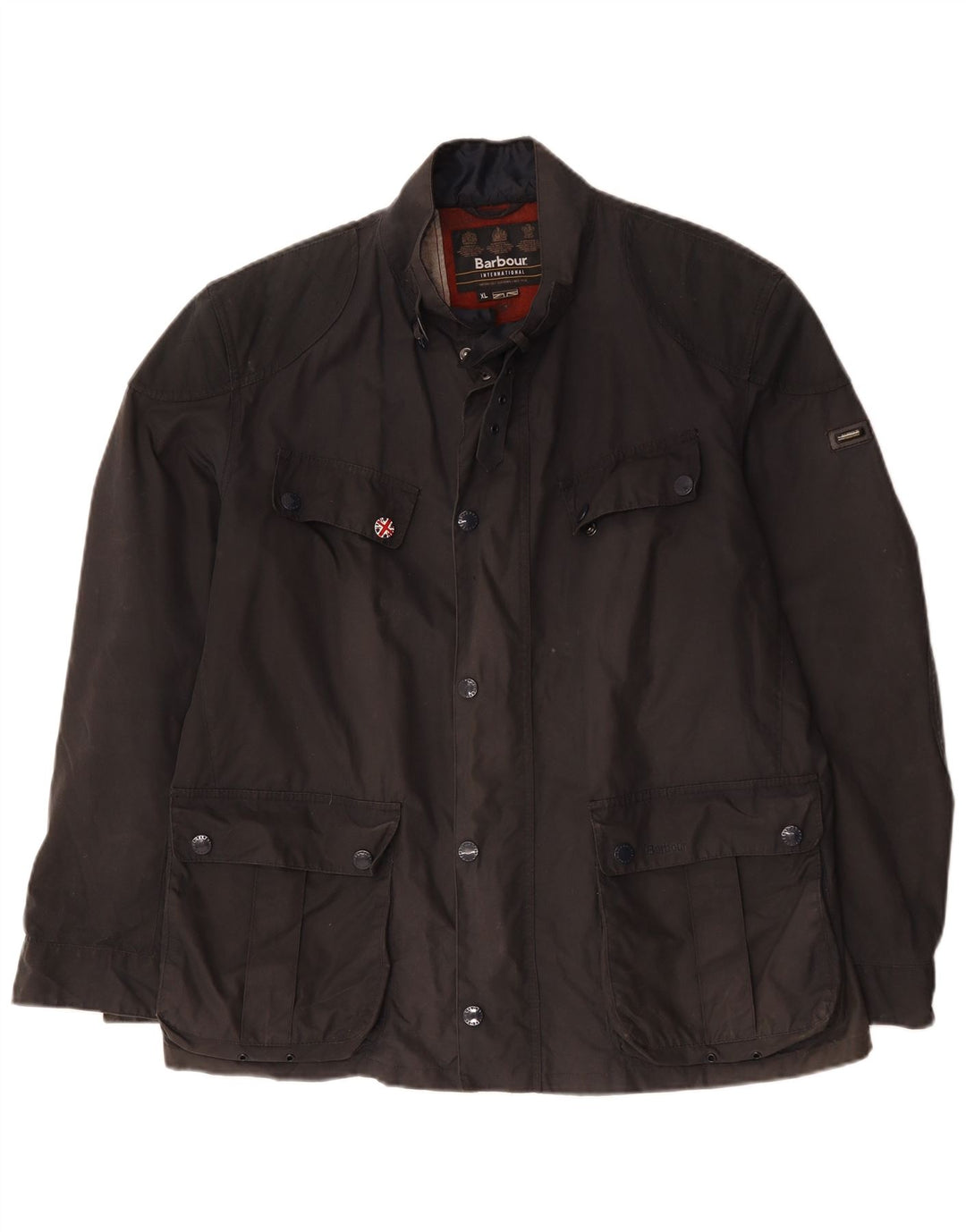 Ανδρικό κερωμένο βαμβακερό μπουφάν Barbour UK 42 XL Navy Blue Cotton