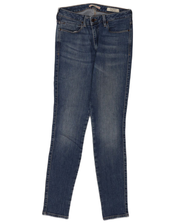Guess Womens Curve Ψηλόχρωμο Skinny Jeans W30 L29 Μπλε βαμβακερό