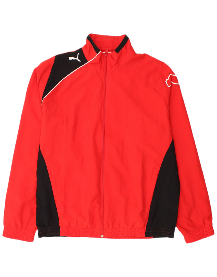 Ανδρική αθλητική φόρμα γραφικών Puma Top Jacket μεγάλο κόκκινο χρώμα πολυεστέρα
