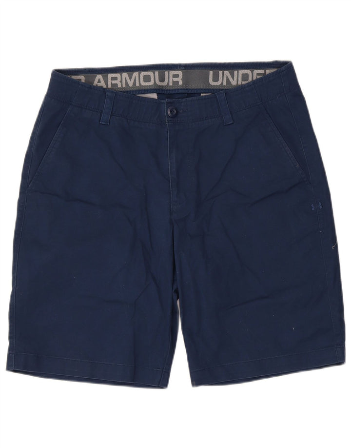 Ανδρικό σορτς Chino UNDER ARMOR W34 Μεγάλο μπλε βαμβακερό