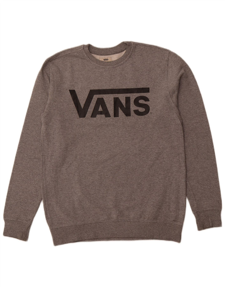 Ανδρικό γραφικό φούτερ Vans Jumper Small Grey Flecked