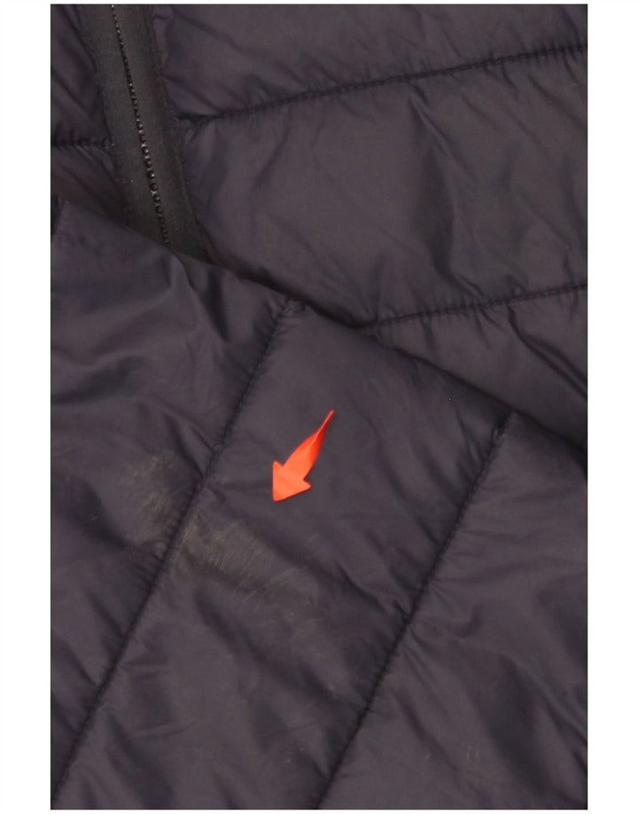 CREW CLOTHING Γυναικείο μπουφάν UK 16 Large Navy Blue Nylon