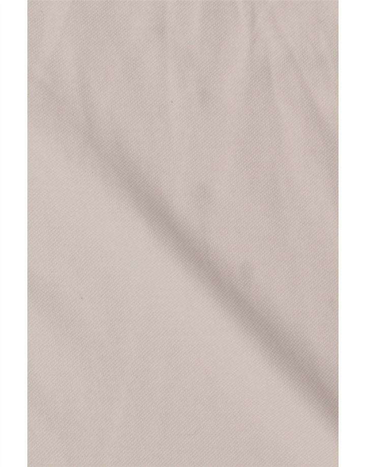 TOMMY HILFIGER Ανδρικό πουκάμισο πόλο με κανονική εφαρμογή, μεγάλο λευκό βαμβακερό