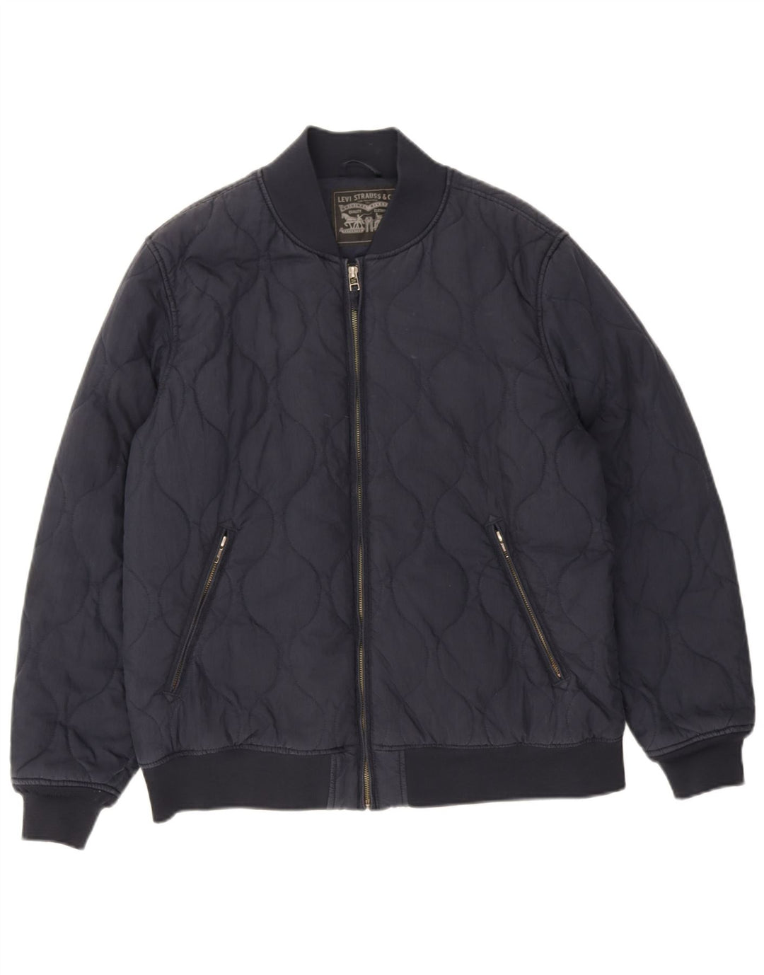 Ανδρικό μπουφάν Levi's Bomber padded UK 42 XL Navy Blue Cotton