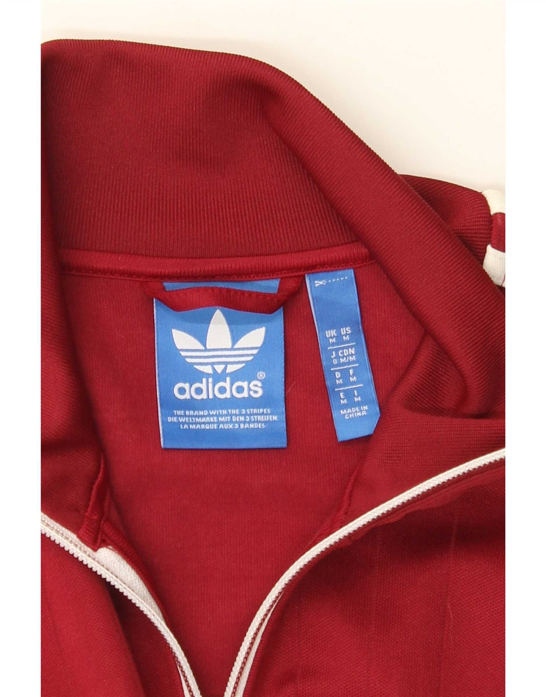 Ανδρική φόρμα Adidas Top Jacket μεσαίο μπορντό χρώμα