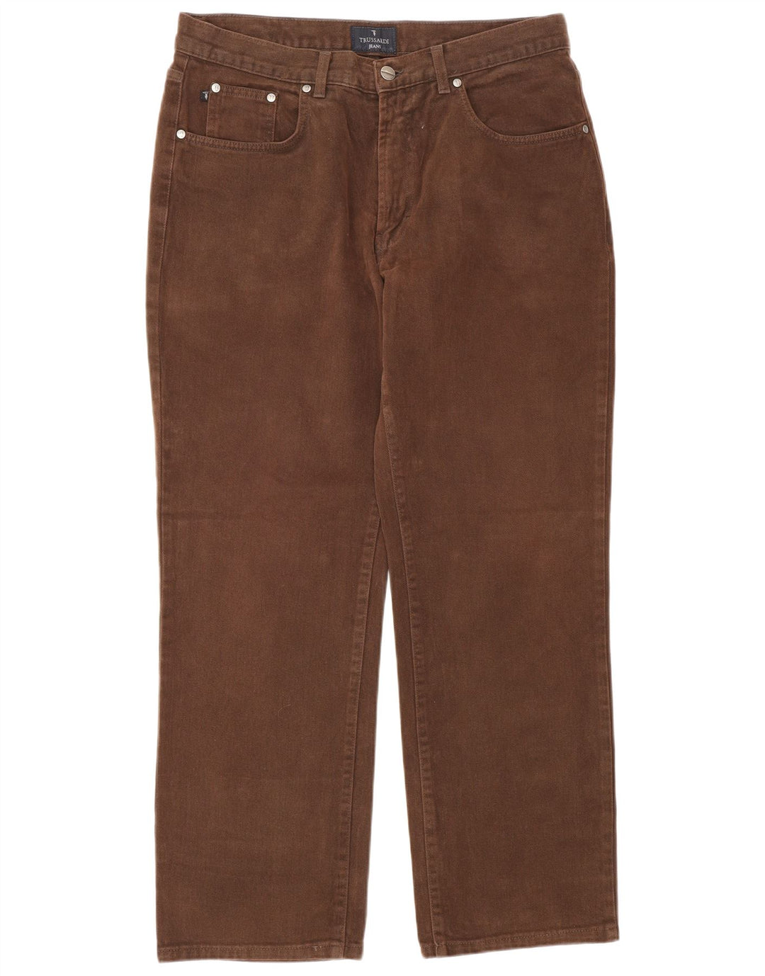 Ανδρικό τζιν Trussardi ίσιο W34 L30 Καφέ βαμβακερό