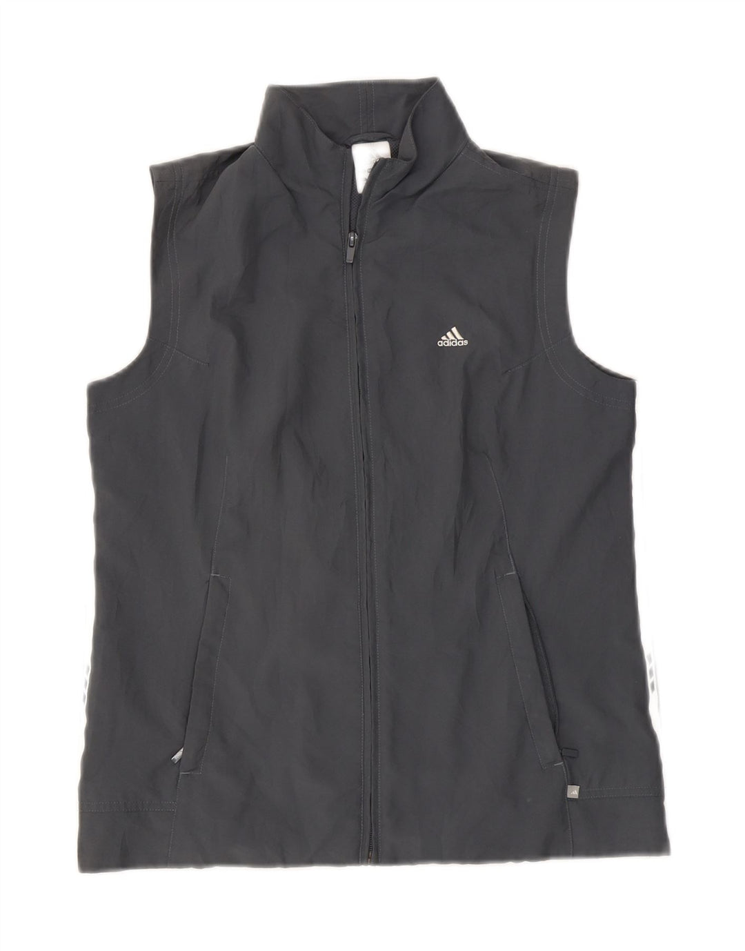 Γυναικεία αθλητική φόρμα Adidas Top Jacket UK 12 Medium Grey Polyester