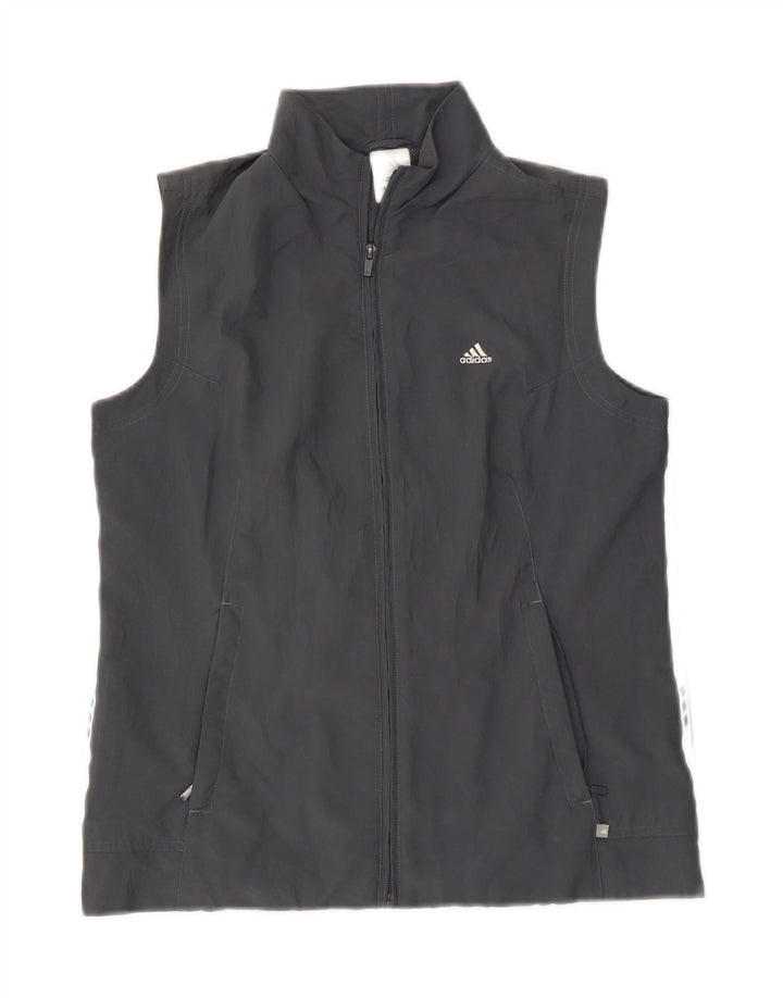 Γυναικεία αθλητική φόρμα Adidas Top Jacket UK 12 Medium Grey Polyester