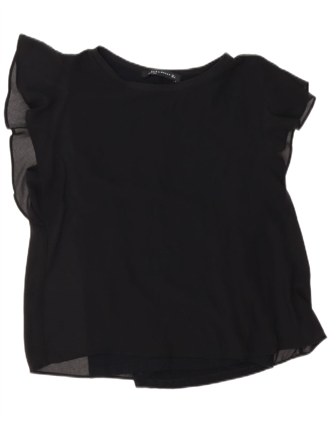 Γυναικεία μπλούζα ZARA Top UK 16 Large Black