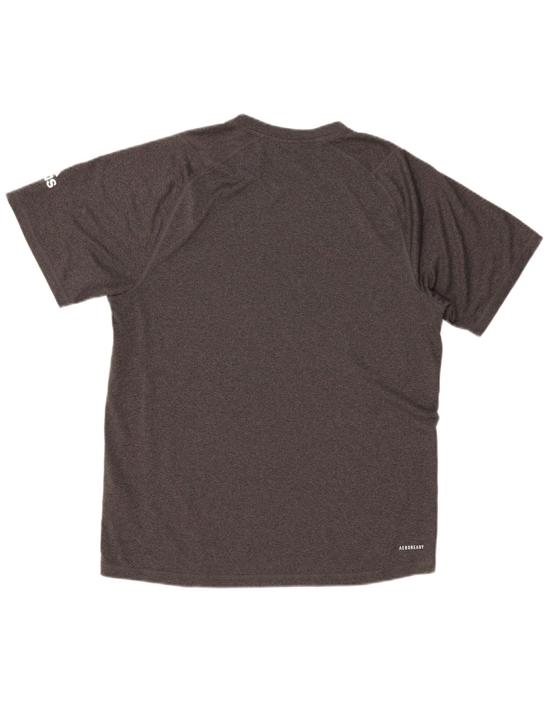 Ανδρικό γραφικό T-Shirt Aeroready ADIDAS Top Medium Grey Polyester