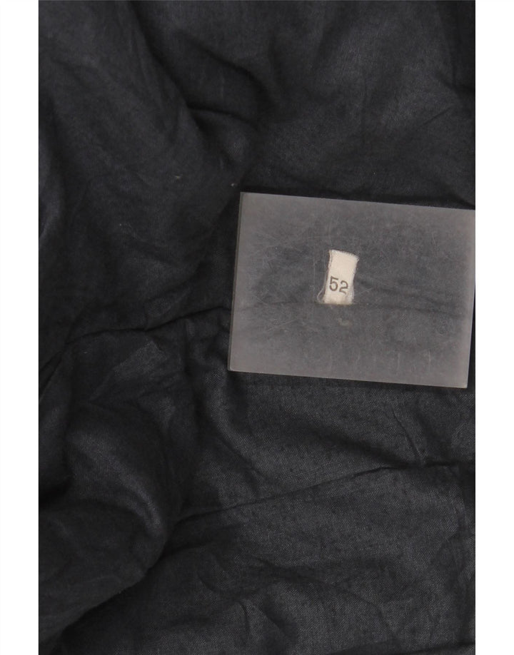 Vintage Ανδρικό Oversized Δερμάτινο Μπουφάν IT 52 XL Μαύρο