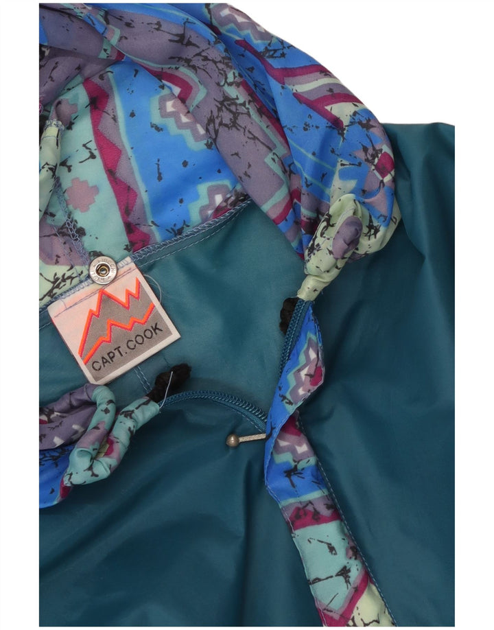 Ανδρικό μπουφάν βροχής με κουκούλα Capt. Cook UK 38 Medium Blue