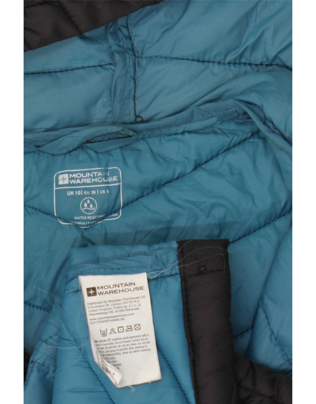 Mountain Warehouse Γυναικείο κοντομάνικο μπουφάν UK 10 Small Black