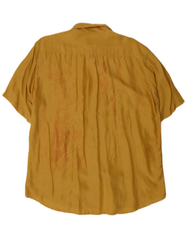 Γυναικείο Witty Girl Longline κοντομάνικο πουκάμισο UK 10 Small Yellow