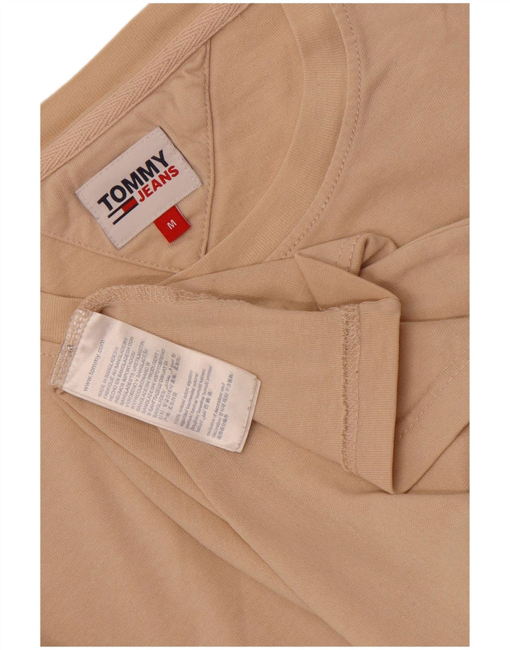 Ανδρικό γραφικό T-Shirt Tommy Hilfiger Τοπ μεσαίο μπεζ βαμβακερό