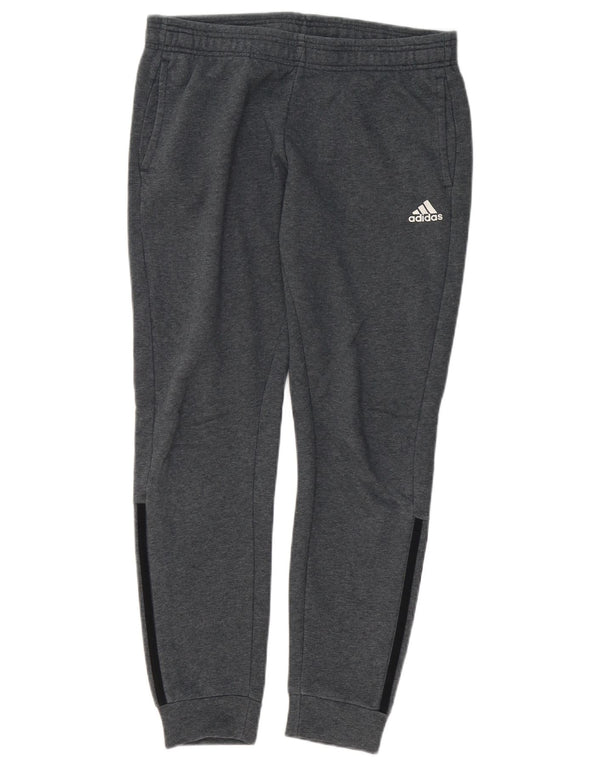 Γυναικεία αθλητική φόρμα Adidas Παντελόνι Joggers UK 18 XL Γκρι χρώματος βαμβακερό