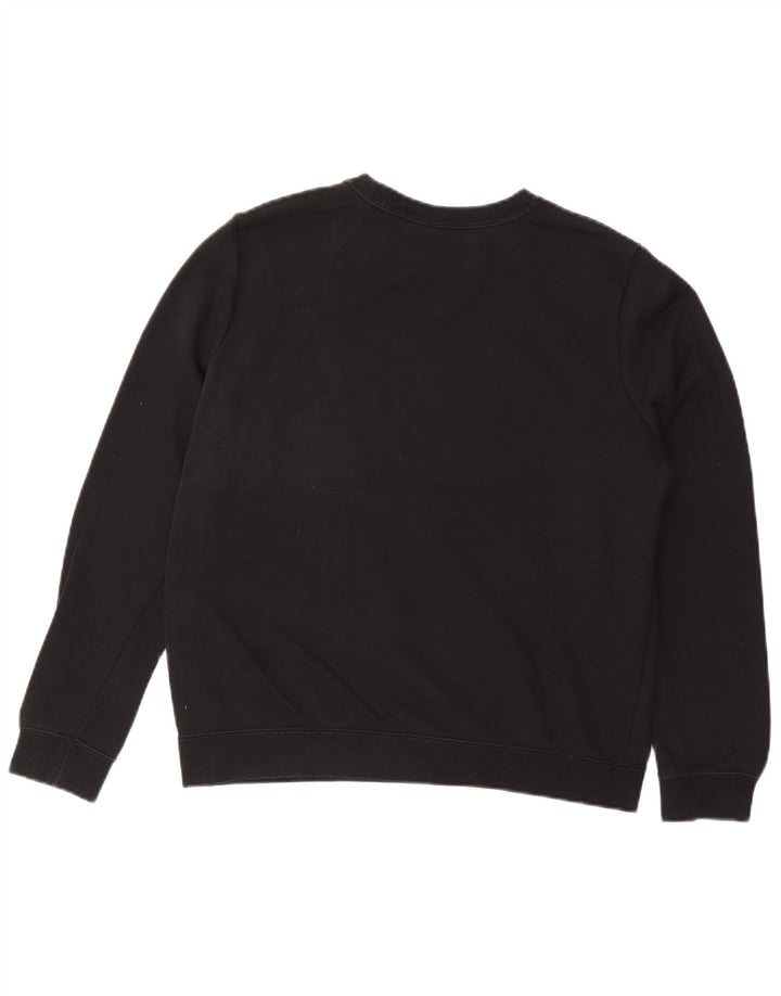 Γυναικείο γραφικό φούτερ NIKE Jumper UK 14 μεσαίο μαύρο βαμβακερό