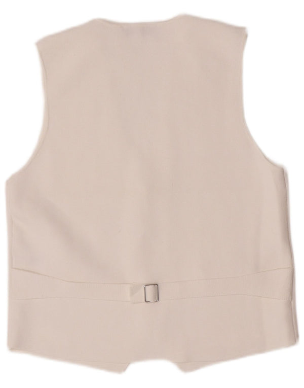 Zara Γυναικείο Γιλέκο UK 18 XL Λευκή Βισκόζη